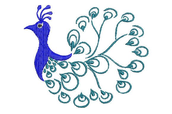 Beautiful Peacock s Tail Embroidery Review