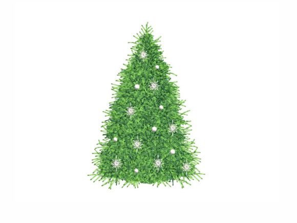 Christmas Tree with Snowflakes Embroidery Review