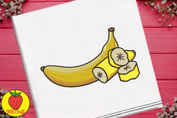 Cute Banana Embroidery Design Review