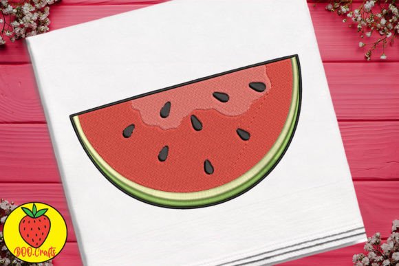 Cute Watermelon Embroidery Review