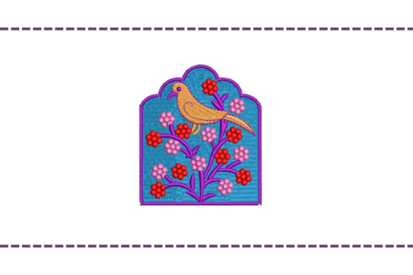 Flower Birds Badge Embroidery Review