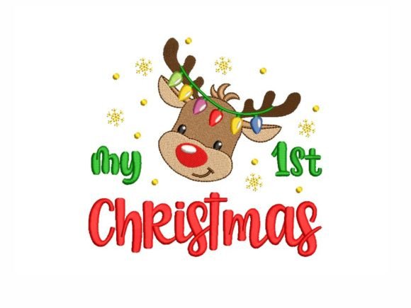 My First Christmas Deer Embroidery Review