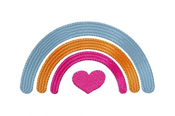 Rainbow with Heart: A Seasonal Embroidery Review