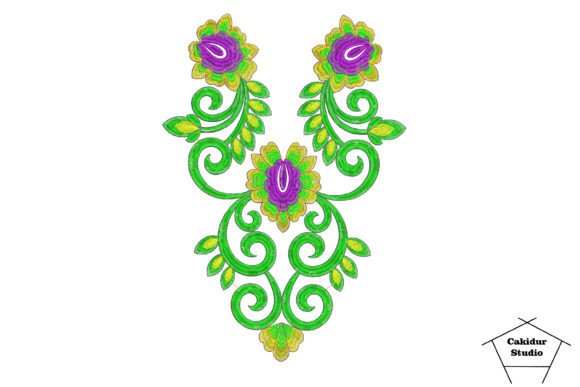 Three Purple Flowers Embroidery Review