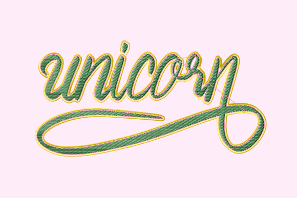 Unicorn End Swash Lettering: A Designer’s Review